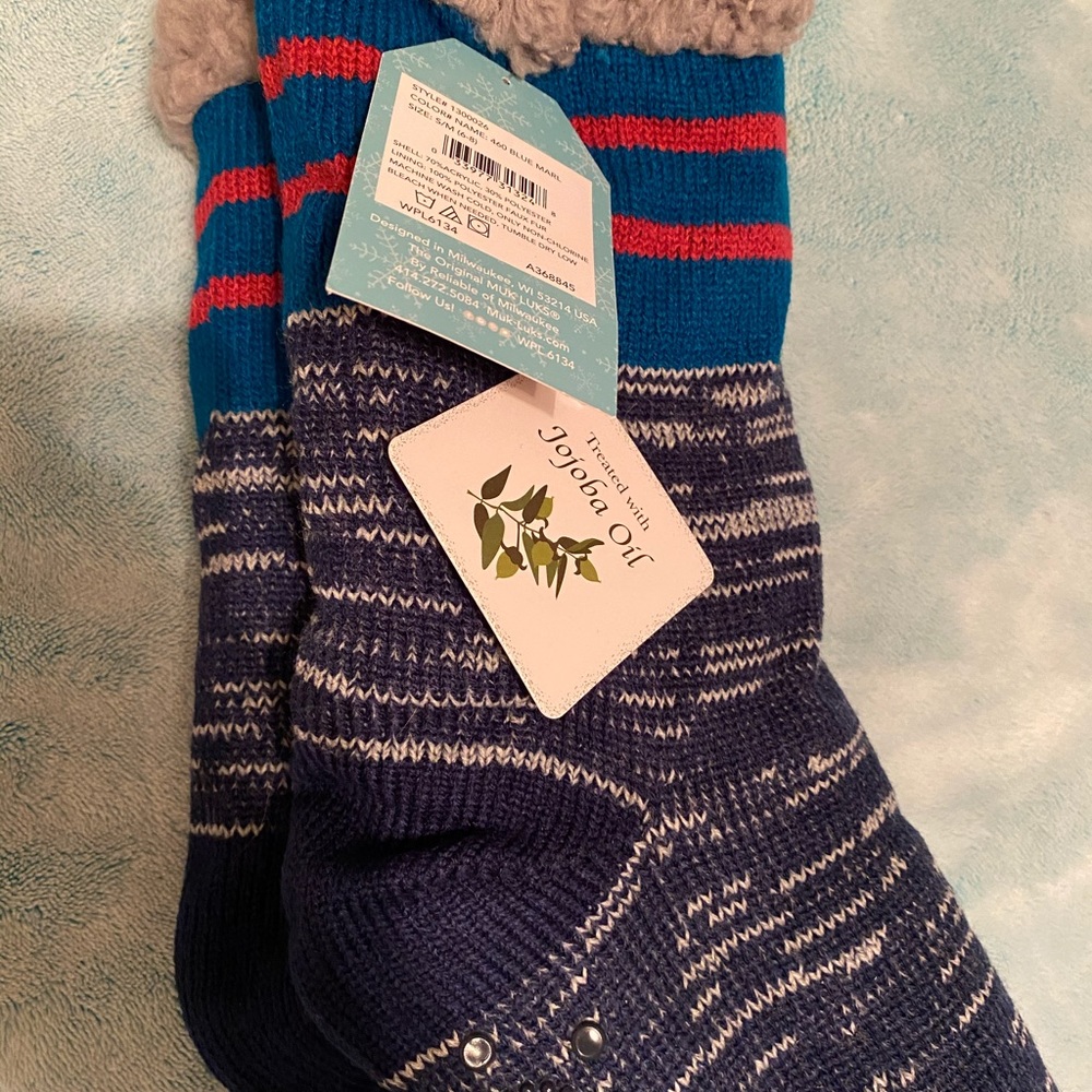 Fuzzy socks !! Never worn